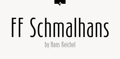 FF Schmalhans Font Poster 1
