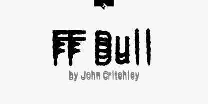 FF Bull Font Poster 1