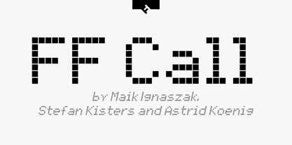 FF Call Font Poster 1