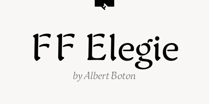 FF Elegie Font Poster 1