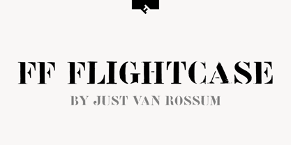 FF Flightcase Font Poster 1