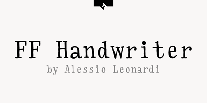 FF Handwriter Font Poster 1