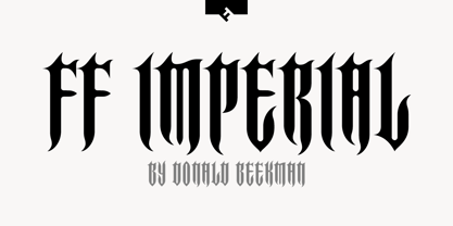 FF Imperial Font Poster 1