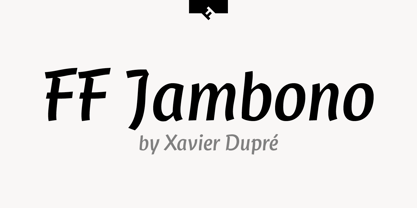 FF Jambono Font Poster 1