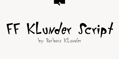 FF Klunder Script Font Poster 1