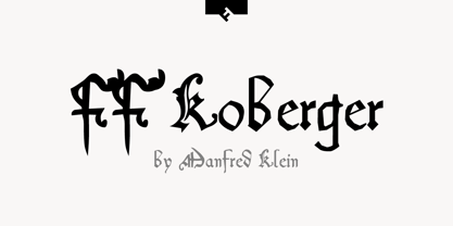 FF Koberger Font Poster 1