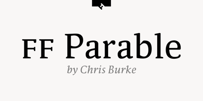 FF Parable Font Poster 1