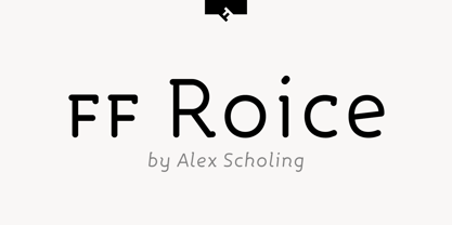 FF Roice Font Poster 1