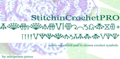 Stitchin Crochet Pro Font Poster 1