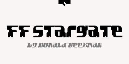 FF Stargate Font Poster 1