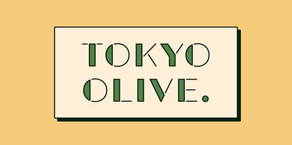 Tokyo Olive Fuente Póster 1