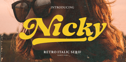 Nicky Font Poster 1