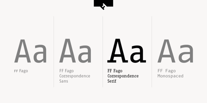 FF Fago Correspondence Serif Font Poster 2