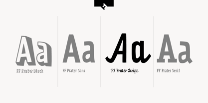 FF Prater Script Font Poster 2