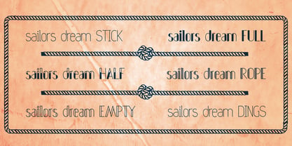 Sailors Dream Font Poster 2