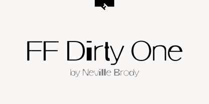 FF Dirty One Font Poster 1