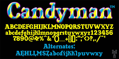 Candyman Font Poster 1