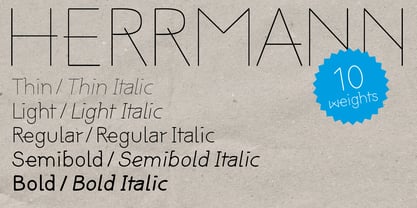 Herrmann Font Poster 3