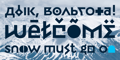 Siberian Font Poster 8