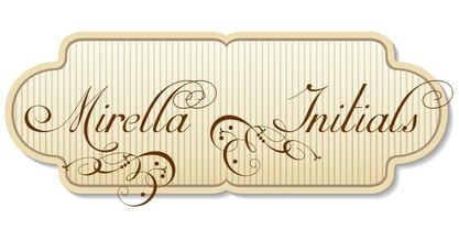 Mirella Initials Ornamentals Font Poster 1