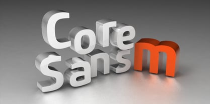 Core Sans M Font Poster 6