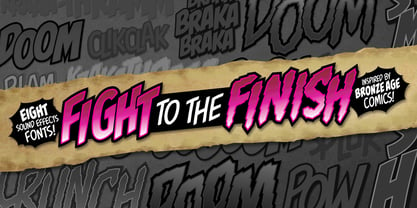 Fight To The Finish BB Font Poster 1