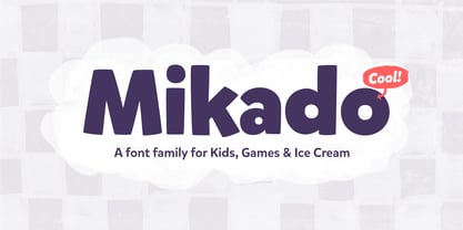 Mikado Font Poster 1