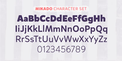 Mikado Font Poster 6