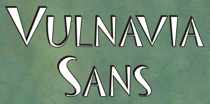 Vulnavia Sans Font Poster 1