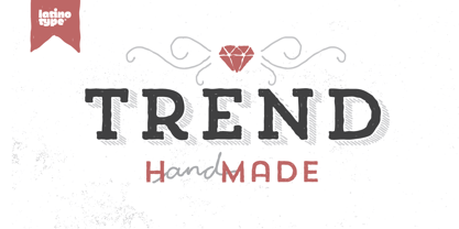 Trend Hand Made Font Poster 1