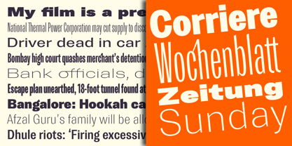 Trivia Gothic Font Poster 4