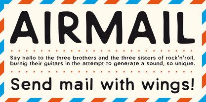 CA Postal Font Poster 5