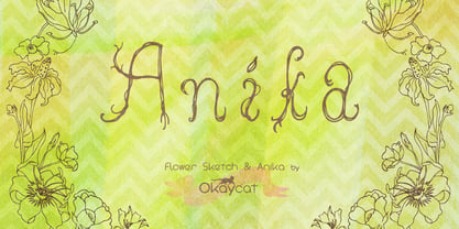 Anika Font Poster 1