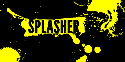 Splasher Font Poster 1
