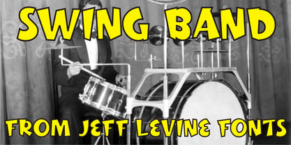 Swing Band JNL Font Poster 1