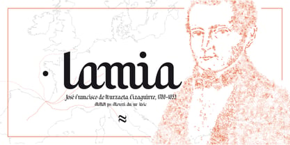 Lamia Font Poster 2