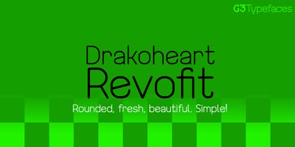 Drakoheart Revofit Sans Font Poster 1