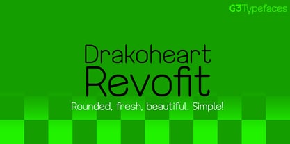 Drakoheart Revofit Sans Fuente Póster 1