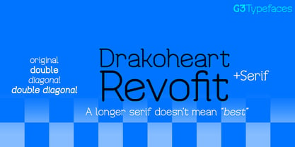 Drakoheart Revofit Serif Font Poster 1