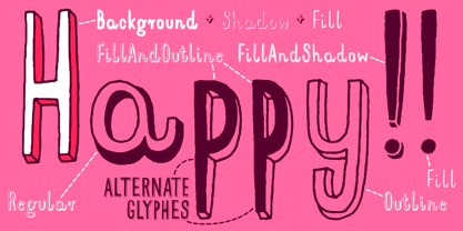 Mr Happy Font Poster 1