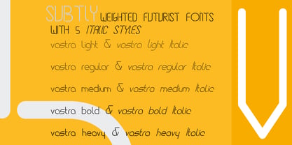 vastra Font Poster 2