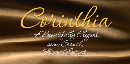 Corinthia Font Poster 1