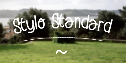 Stylo Standard Font Poster 1