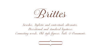 Brittes Font Poster 10