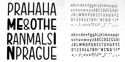 Prahaha Font Poster 1