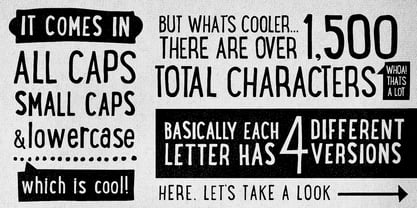 LunchBox Font Poster 2