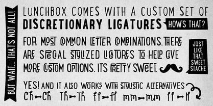 LunchBox Font Poster 5