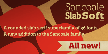 Sancoale Slab Soft Font Poster 1