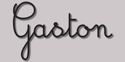 Gaston Font Poster 6