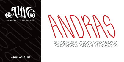 Andras Font Poster 4